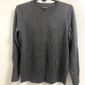 Banana republic- Charcoal merino wool sweater- like new- size small